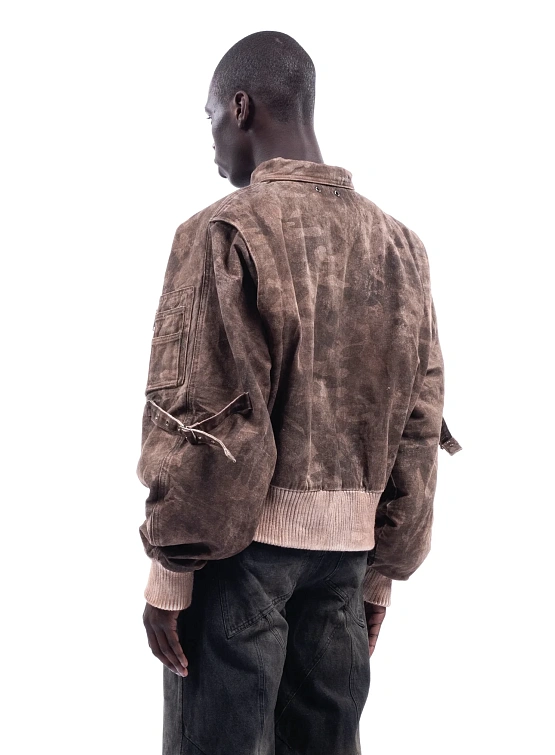 Бомбер NO/FAITH STUDIOS Cargo Bomber Jacket Beige