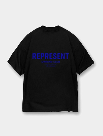 Футболка Represent Clo Owners Club T-Shirt Black/Cobalt