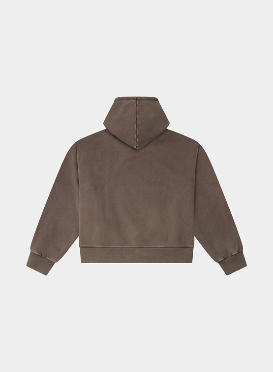 Худи (di)vision Basic Hoodie W. Logo Seal Brown