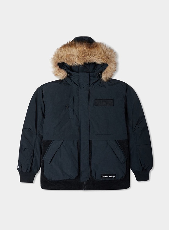 Converse Premium Fashion Mid Down Jacket Navy Converse Studio Slow