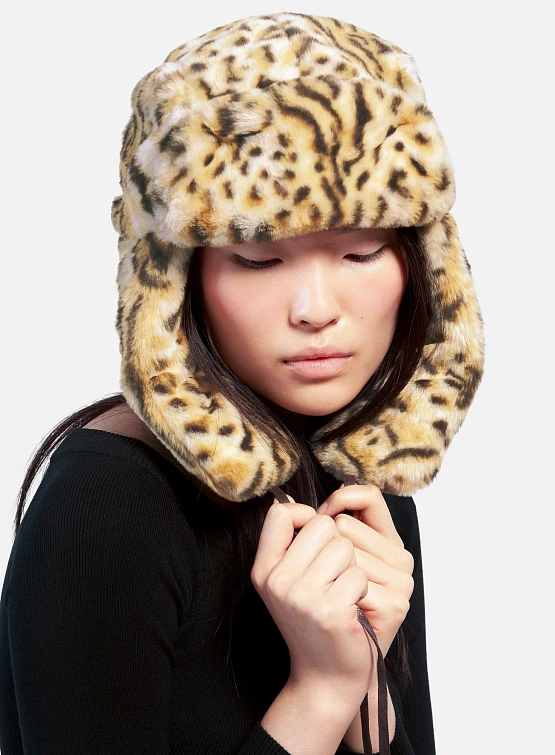 Шапка Kangol Leopard Trapper Snow