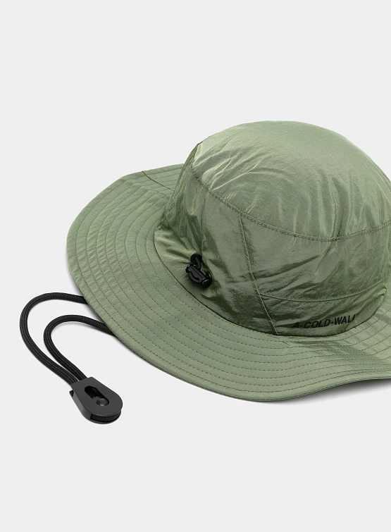 Панама A-COLD-WALL* Utile Drawstring Bucket Hat Moss