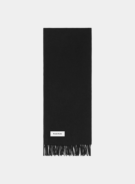 Шарф Études Wool Scarf Black
