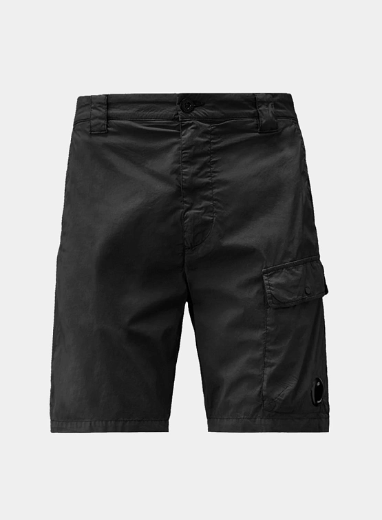 Шорты C.P. Company 50 Fili Stretch Cargo Black