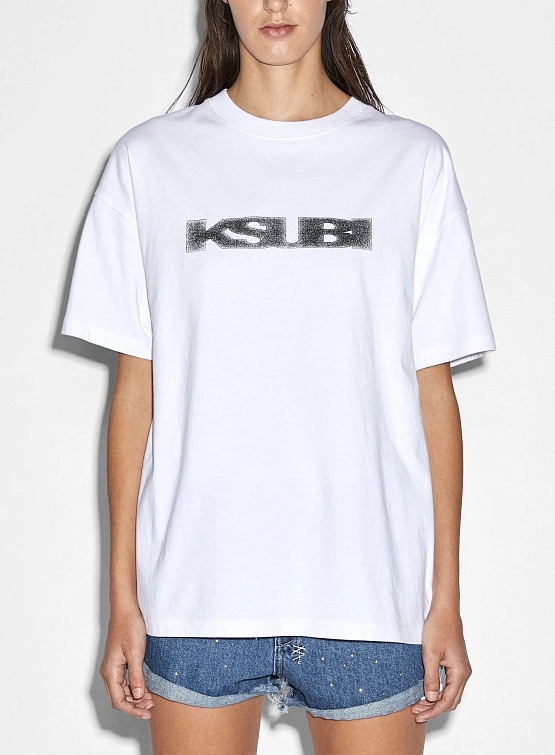 Женская футболка Ksubi Sott Static Oh G Ss Tee White