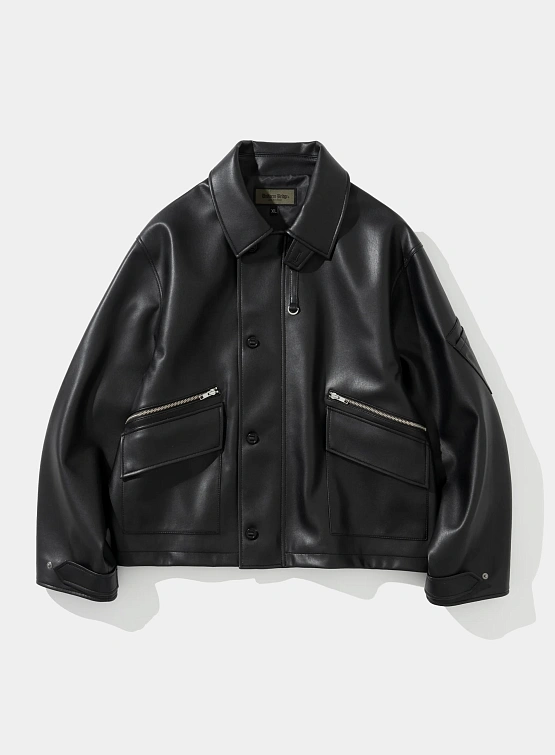 Куртка Uniform Bridge Mk3 Vegan Leather Jacket Black