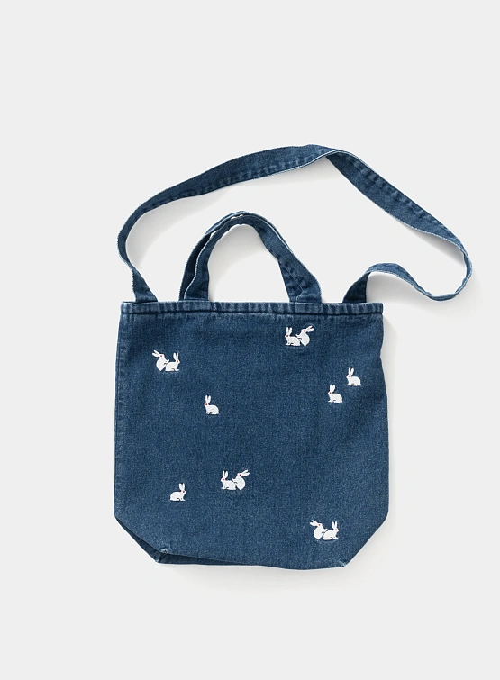 Тоут Carne Bollente Bags Bunny Washed Blue