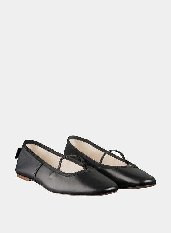 Женские балетки A.P.C. Swan Ballet Flats Noir