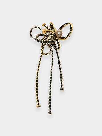 Серьги Jean Paul Gaultier Zippers Silver/Black/Gold