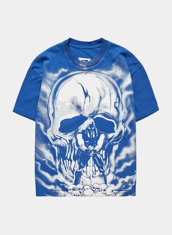 Футболка WARREN LOTAS Skull Executioner T-Shirt Blue