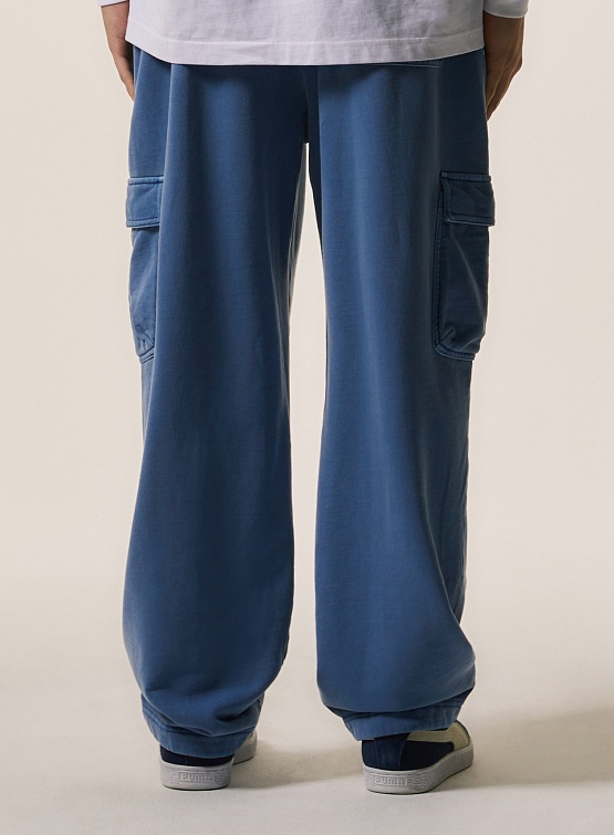 Брюки LMC Overdyed Spiral Cargo Sweat Pants Blue