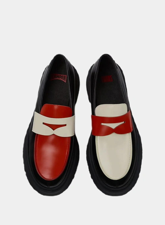 Лоферы Camper Twins Multicolor Nautical Red