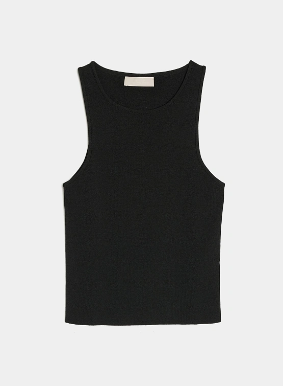 Женский топ AMOMENTO Cut-Out Sleeveless Top Black