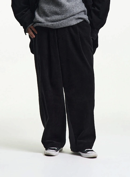 Брюки MERELY MADE Premium Dual Fabric Contrast Wide Royal Black