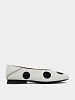 Женские балетки Camper Twins Polka Dot White