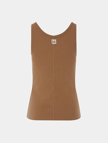 Женский топ Recto RC Logo Jacquard Patch Tank Camel