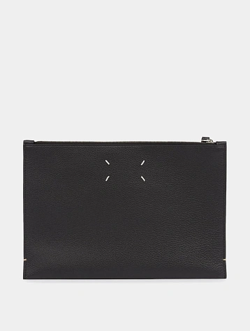 Клатч Maison Margiela Strap Logo Stitch Black