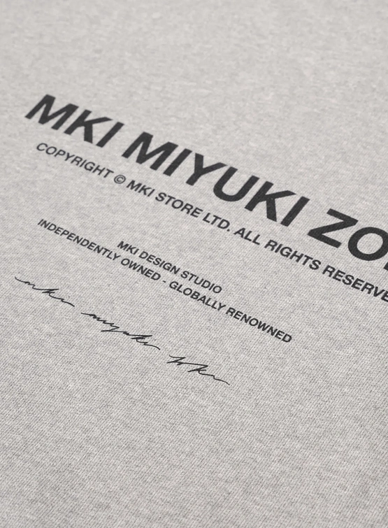 Худи MKI MIYUKI ZOKU Design Studio Grey