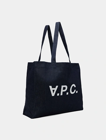 Тоут A.P.C. Daniela Shopping Bag Indigo