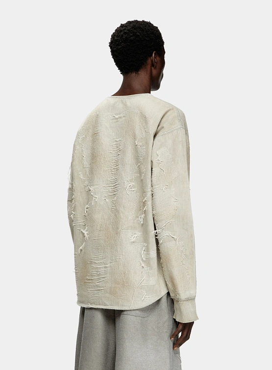 Лонгслив Diesel D-Just-Fsg1 Light Grey