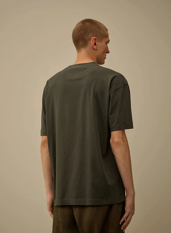 Футболка C.P. Company 30/1 Jersey British Sailor Dark Shadow