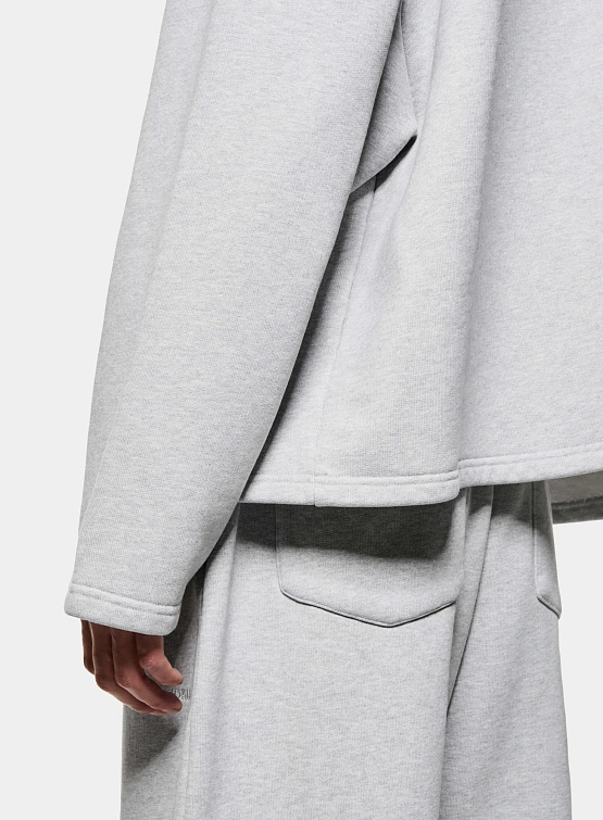 Халф-зип MKI MIYUKI ZOKU 800 GSM Superweight Grey