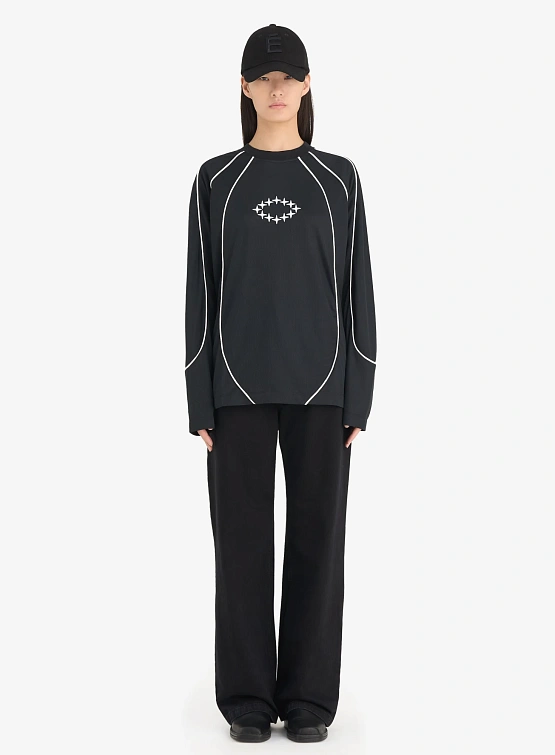 Лонгслив Études Soccer Pique Black