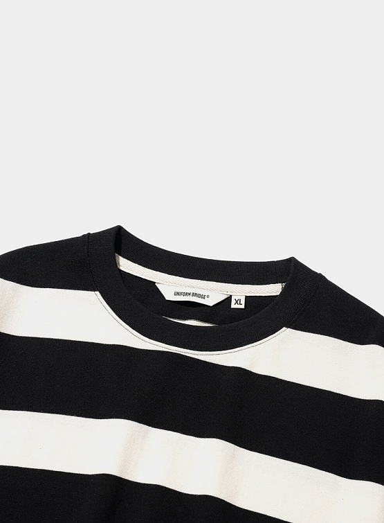 Лонгслив Uniform Bridge Naval Stripe L/S Tee Black