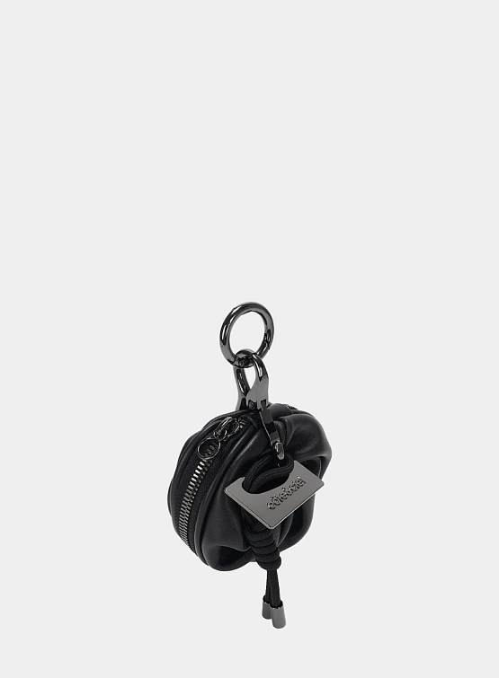 Ключница COTE&CIEL Keychain Aóos Nano Alias Leather Agate Black