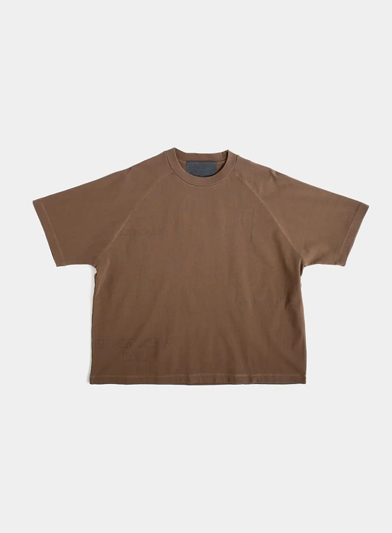 Футболка Jungles Jungles Burnout Tee Brown