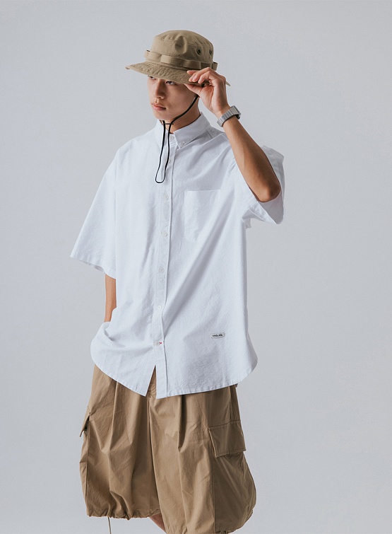 Рубашка ANGLAN Oxford Half Shirt White