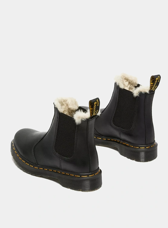 Женские челси Dr. Martens 2976 Faux Fur Lined Black