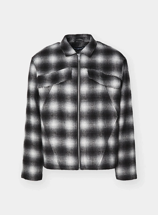 Куртка Han Kjøbenhavn Padded Checked Dark Grey