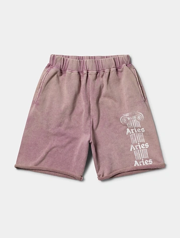 Шорты ARIES Aged Ancient Column Sweatshort Pink