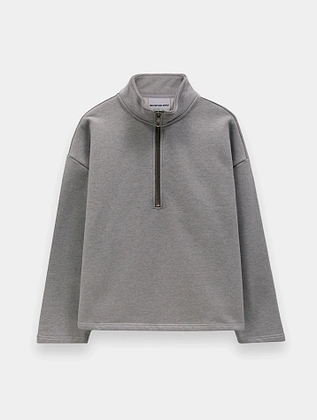 Халф-зип MKI MIYUKI ZOKU 800 GSM Superweight Grey