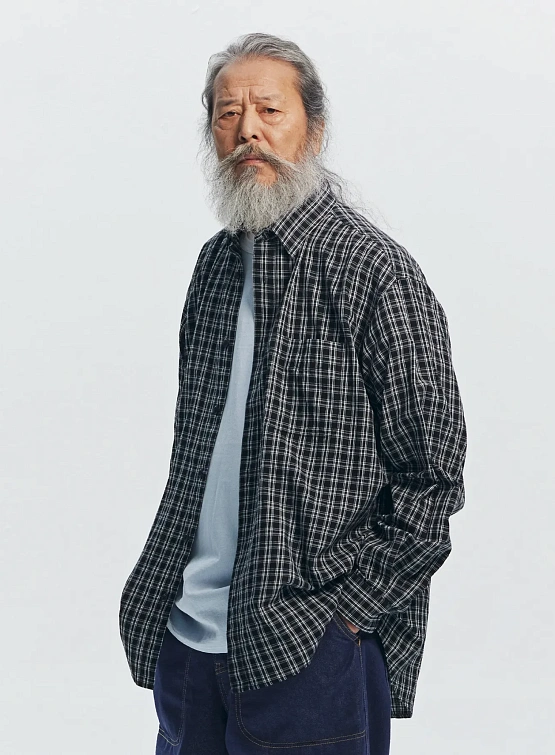 Рубашка FrizmWORKS Seersucker Checked Black