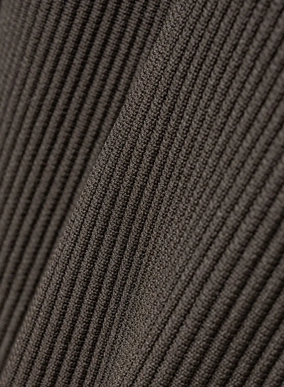 Кардиган AMOMENTO Mock Neck Zip-Up Dark Brown