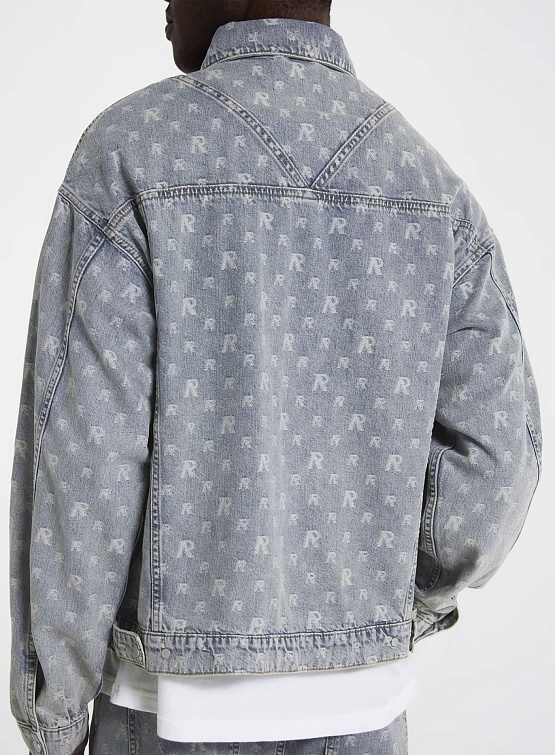 Куртка Represent Clo Monogram Denim Jacket Stone Wash