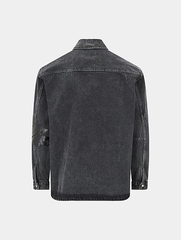 Рубашка Martine Rose Denim Overshirt Black Wash