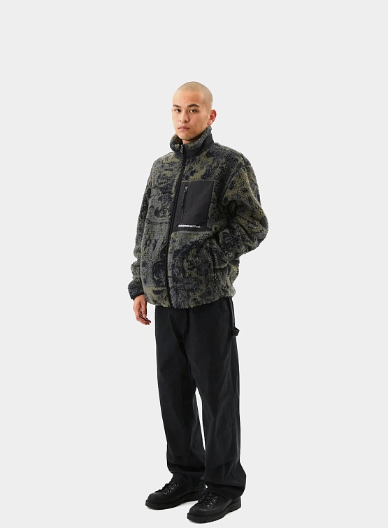 Флисовая куртка thisisneverthat SP Sherpa Fleece Jacket Olive