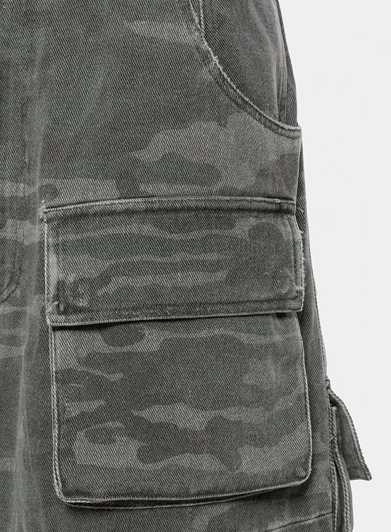 Шорты ARNODEFRANCE Camo Cargo Shorts Woodland