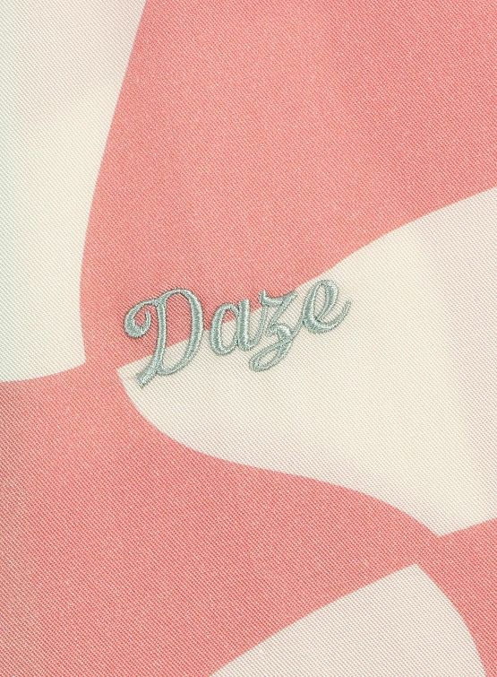 Рубашка Daze Logo Сheckered Pink/Green