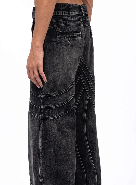 Джинсы NO/FAITH STUDIOS Wave Denim Black