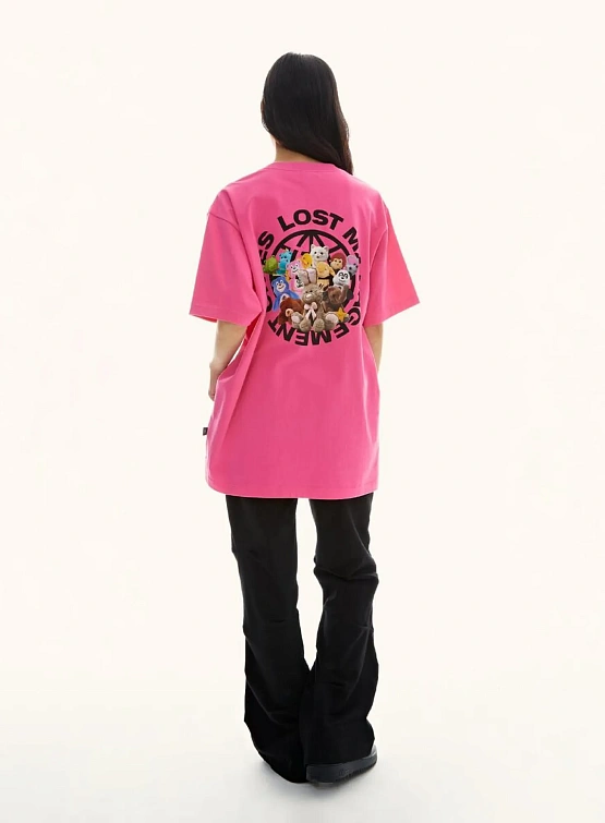 Футболка LMC Doll Globe Tee Hot Pink