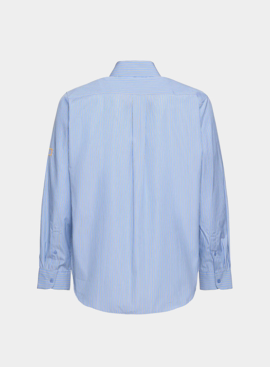 Рубашка Martine Rose Classic Shirt Blue White