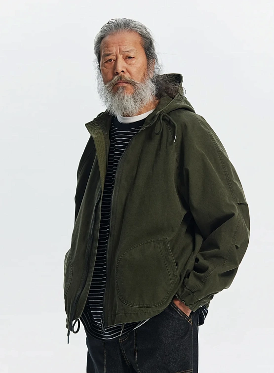 Парка FrizmWORKS Jungle Cloth Deck Hooded Olive