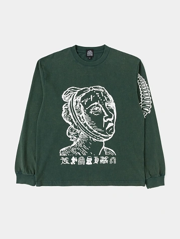 Лонгслив Heresy Sickness Green