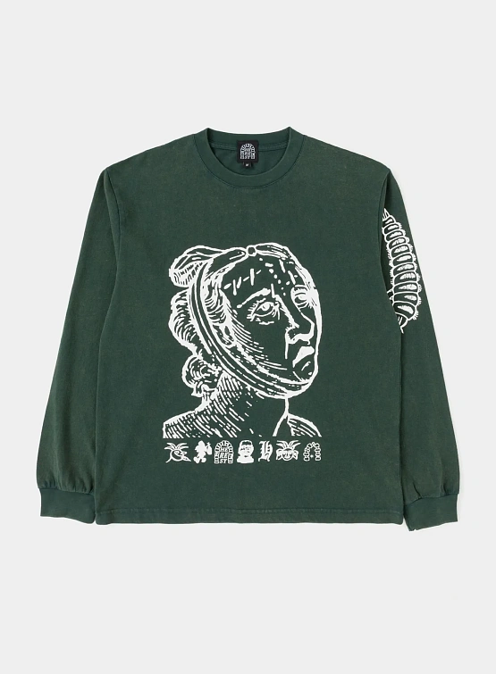 Лонгслив Heresy Sickness Green