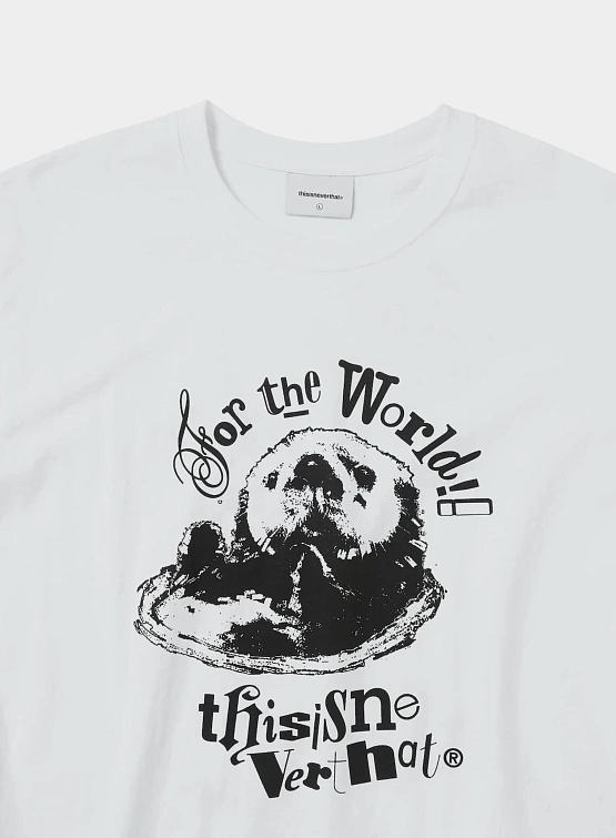 Футболка thisisneverthat Otter Tee White