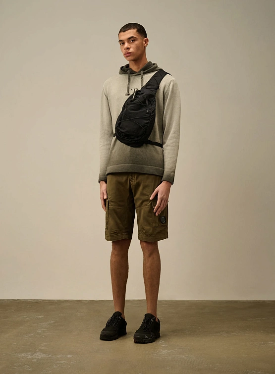 Худи C.P. Company Chenille Cotton Smoked Pearl